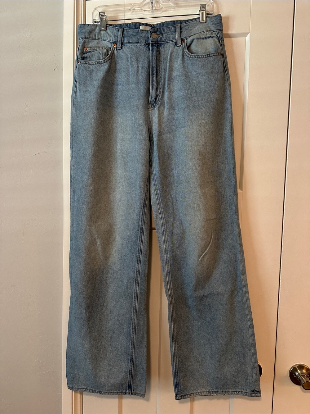 H&M Light Blue Straight Leg Jeans